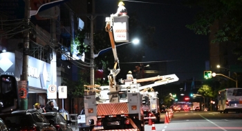 Brilha Goiânia chega a cinco regiões da capital e alcança marca de 50 mil lâmpadas substituídas